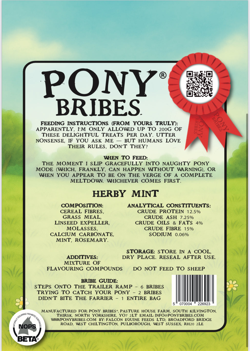 Pony Bribes - Herby Mint 1 KG