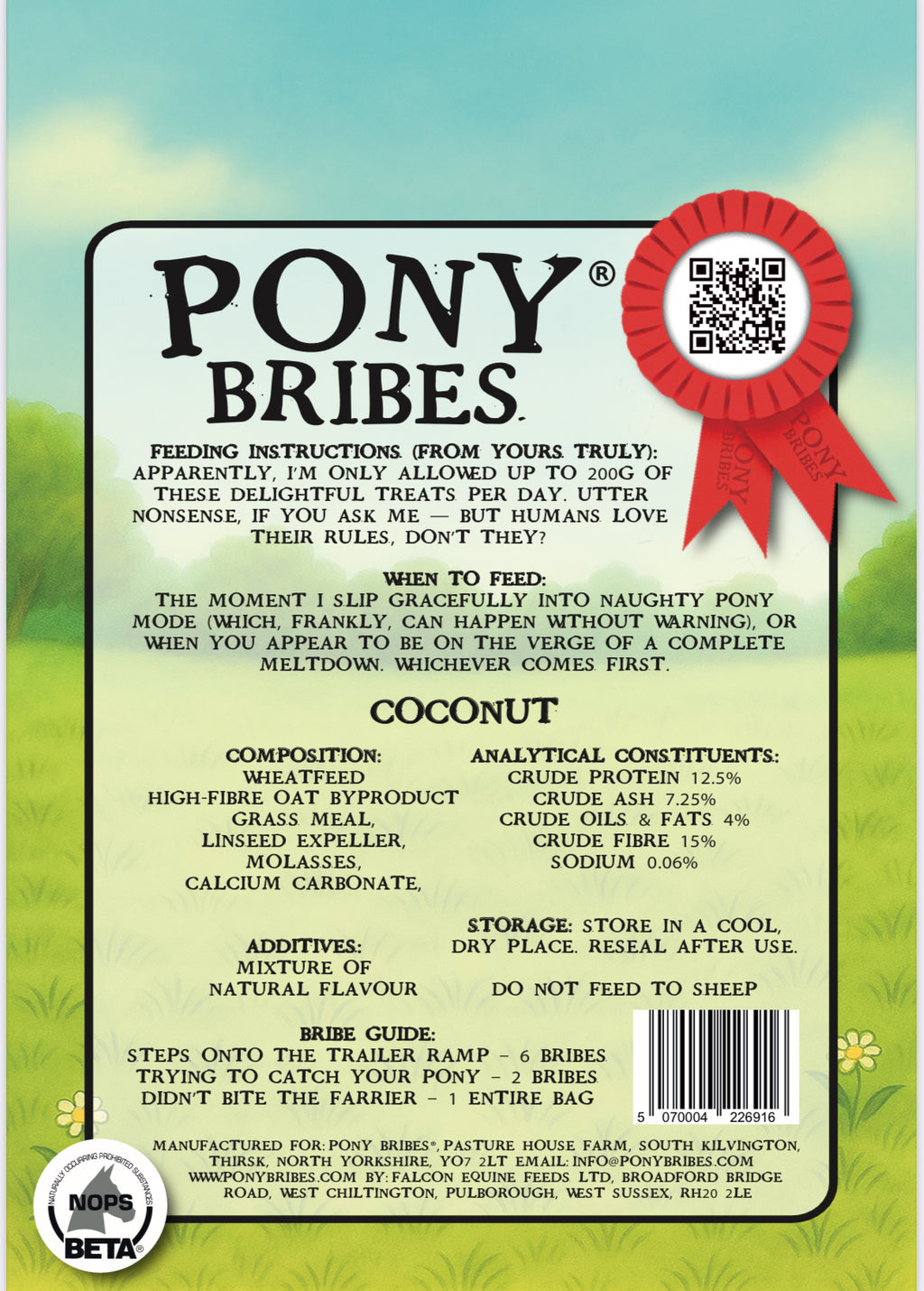 Pony Bribes - Coconut 1KG